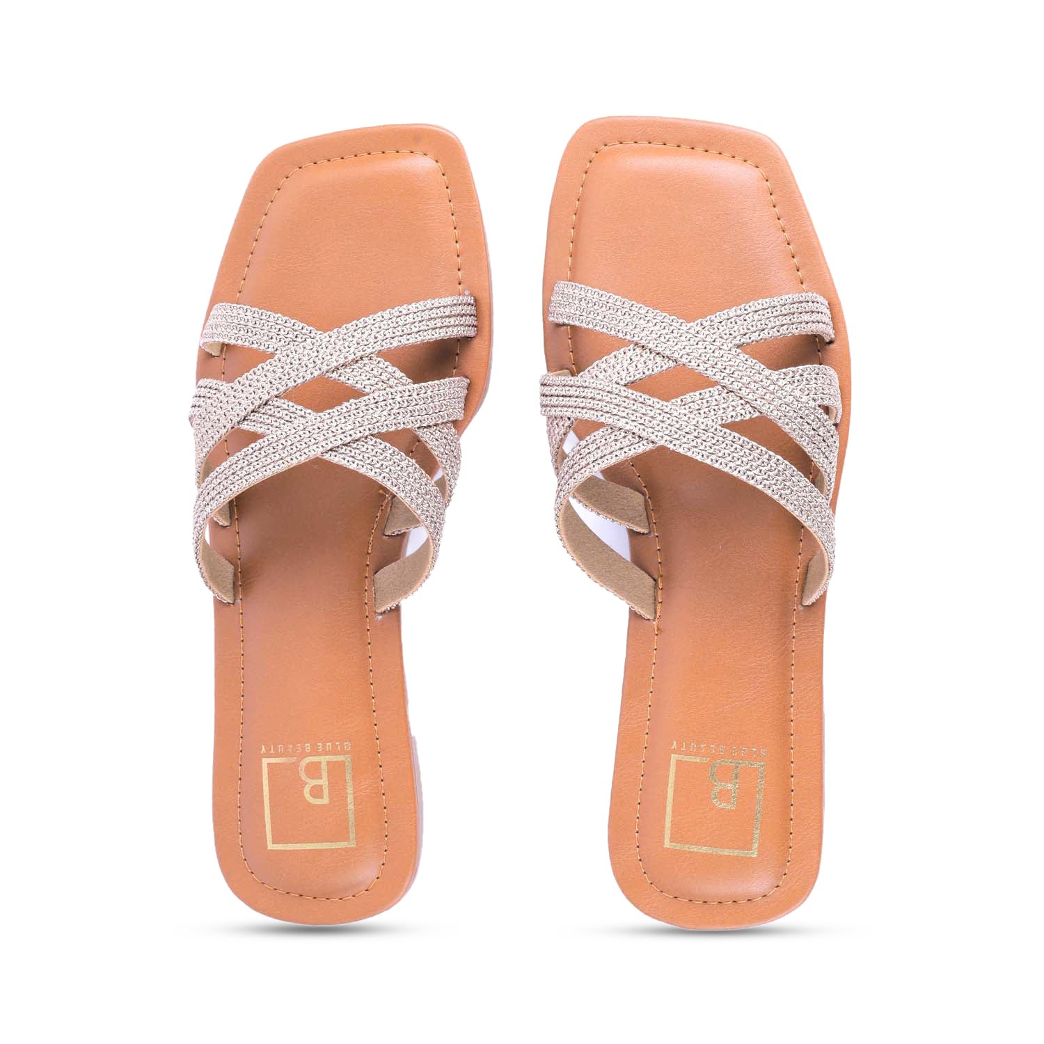 Woven Strap Slip-On Flat