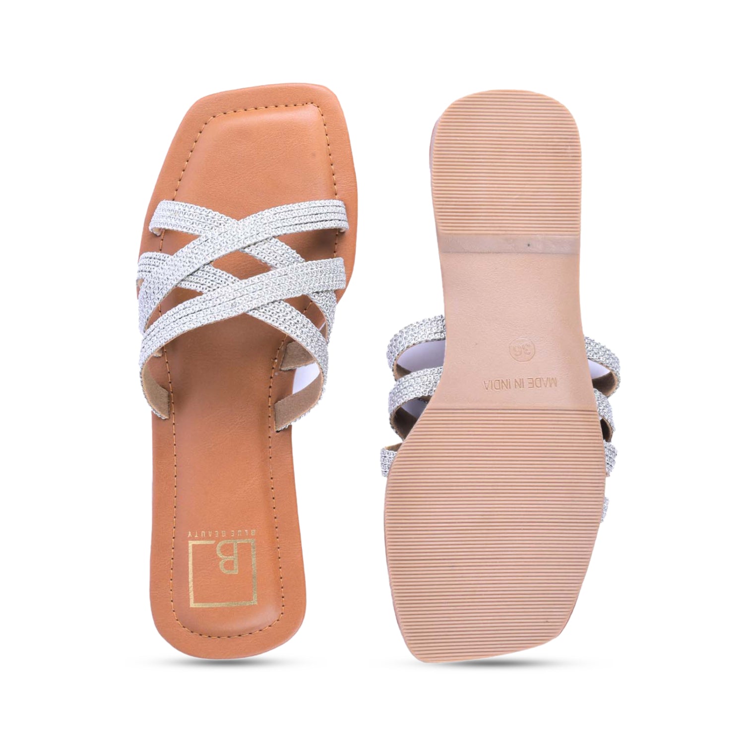Woven Strap Slip-On Flat