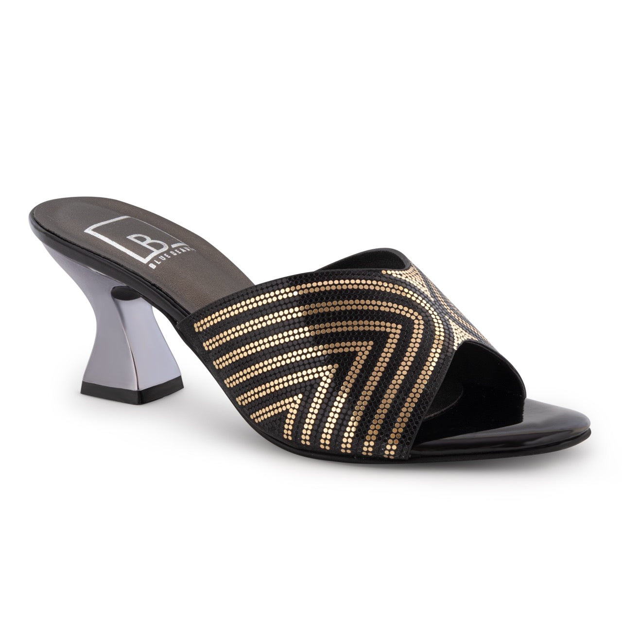 Glamorous Slip-On Heels Black