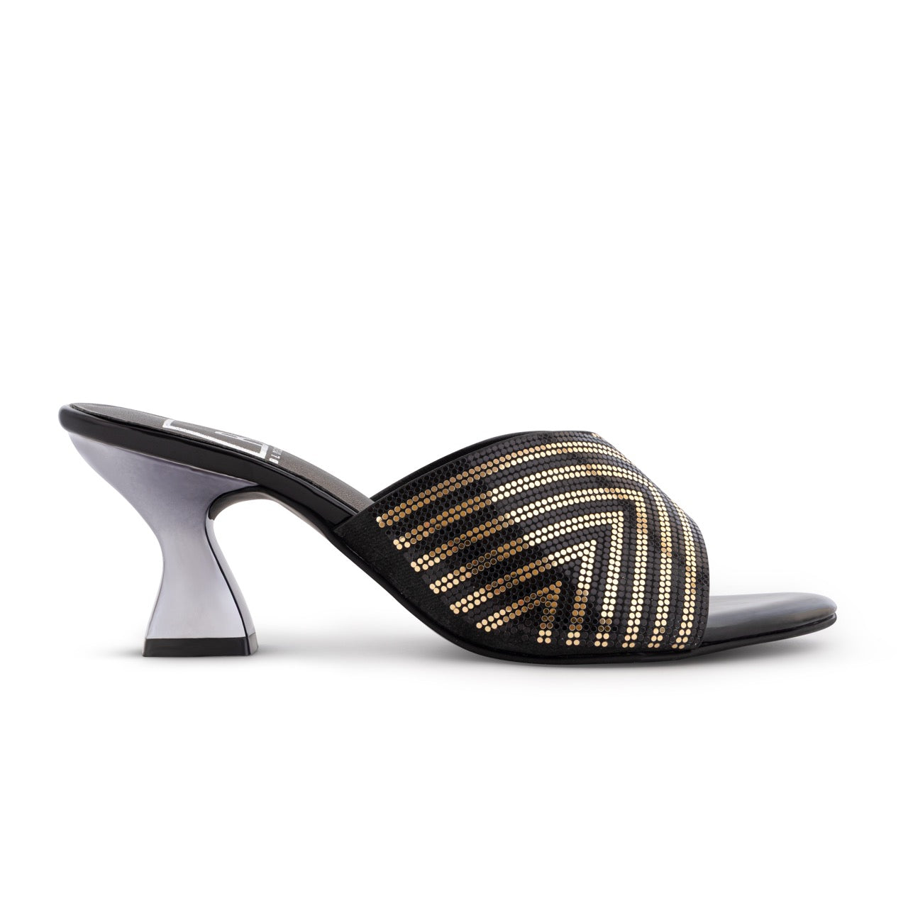 Glamorous Slip-On Heels Black