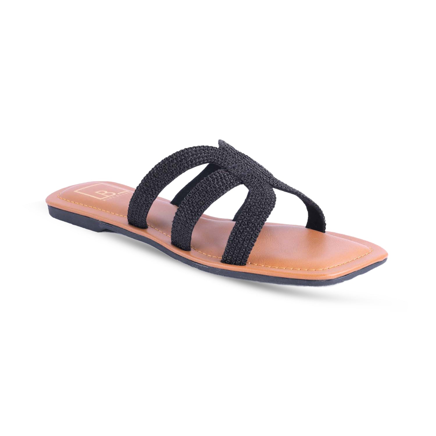 Woven Strap Slip-On Flat